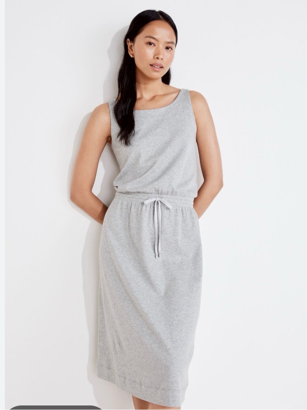 NWOT Haven Well Within  Cotton Interlock Dress Grey Size XL